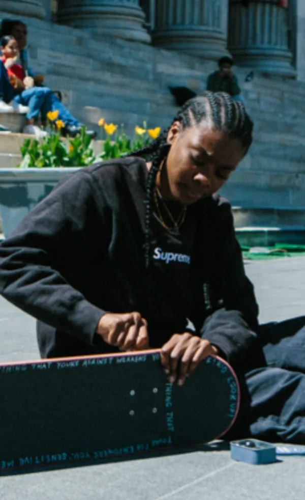 Beatrice Domond professional skateboard setup