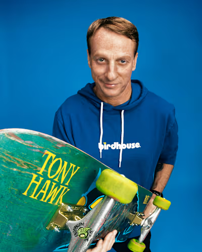 Tony Hawk professional skateboard setup